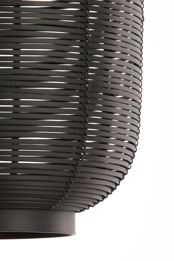 Light & Living - Hanglamp TOMEK - Ø21x44cm - Zwart