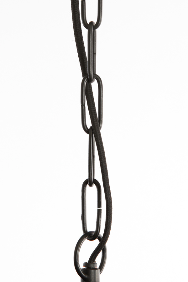 Light & Living - Hanglamp TOMEK - Ø21x44cm - Zwart