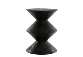 Light & Living - Bijzettafel LARUS - Ø45x60cm - Zwart