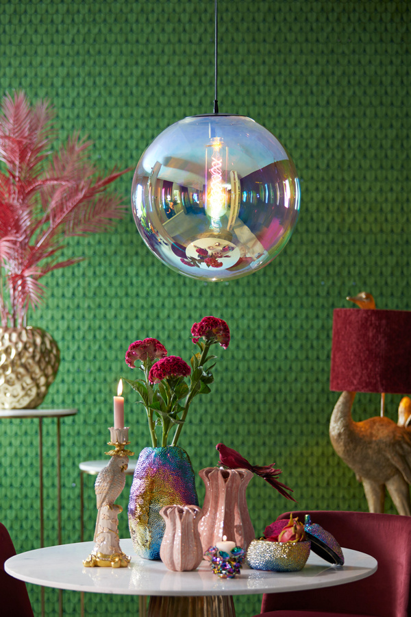 Light & Living - Hanglamp MEDINA - Ø48x48cm - Multicolor