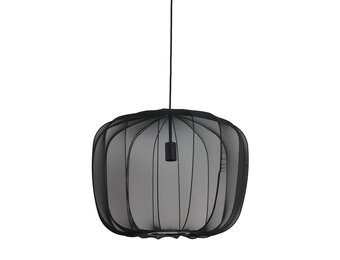 Light & Living - Hanglamp PLUMERIA - Ø60x45cm - Zwart