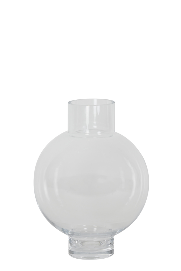 Light & Living - Vaas KEISHA - Ø27.5x36.5cm - Helder