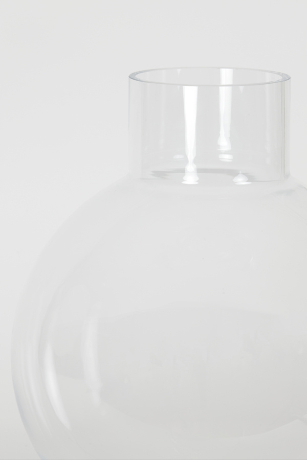 Light & Living - Vaas KEISHA - Ø27.5x36.5cm - Helder