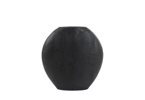 Light & Living - Vaas SKELD - 50x15x50cm - Zwart