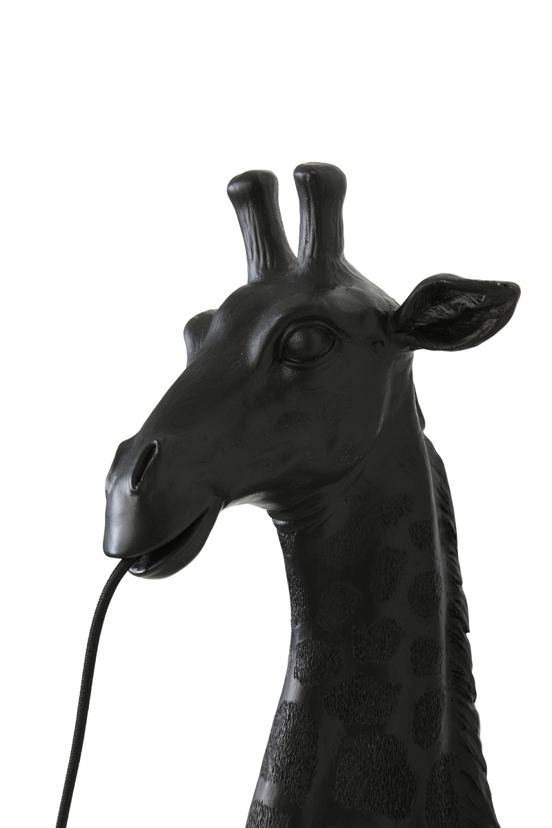 Light & Living - Wandlamp GIRAFFE  - 20.5x19x61cm - Zwart