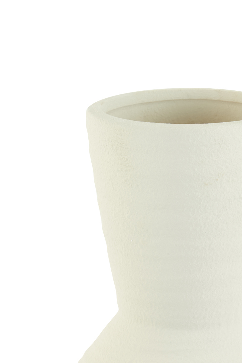 Light & Living - Vaas RAM - 22.5x22.5x50.5 - Wit