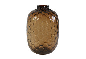 Light & Living - Vaas CARINO - Ø34x50cm - Bruin