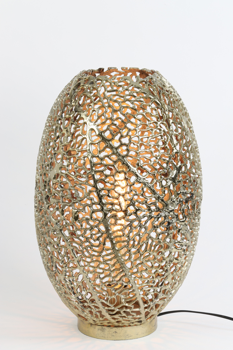 Light & Living - Tafellamp SINULA - Ø33x52cm - Goud