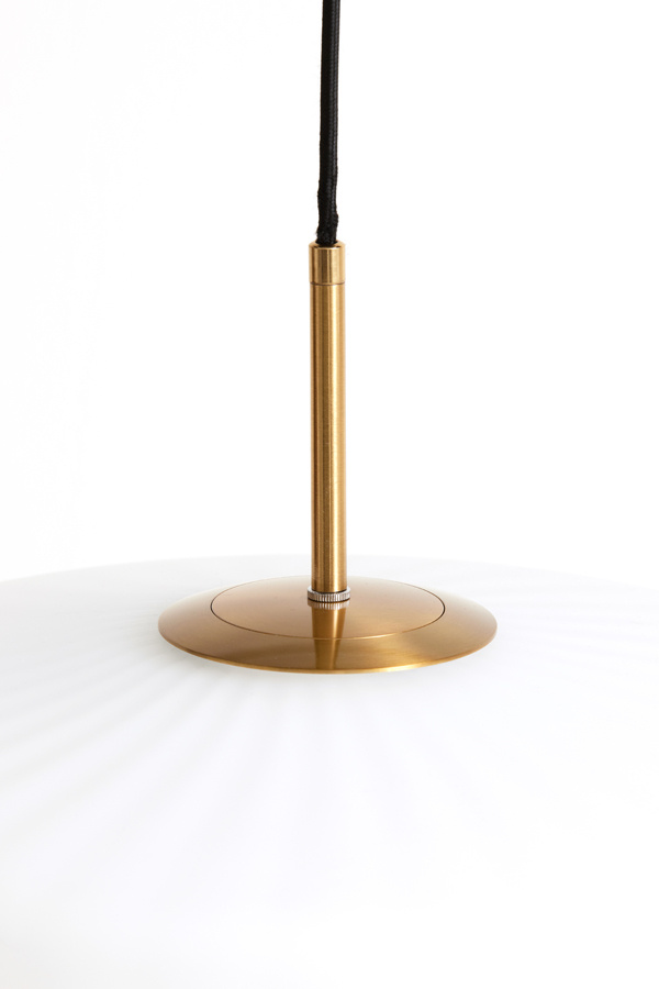 Light & Living - Hanglamp PLEAT - Ø30x17cm - Wit