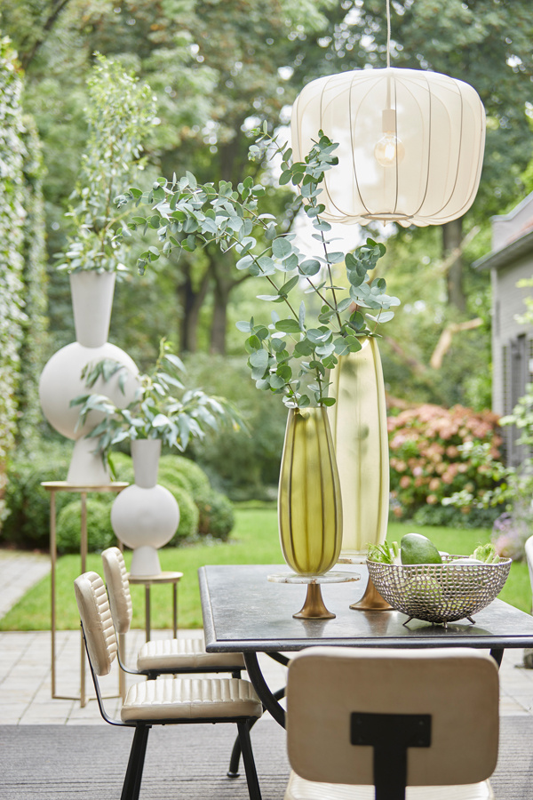 Light & Living - Vaas KAVANDU - 37.5x22x81cm - Grijs