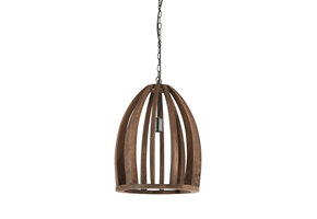 Light & Living - Hanglamp HARANKA - Ø38x46cm - Bruin