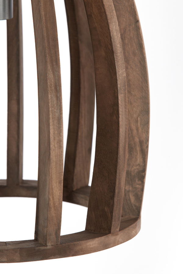 Light & Living - Hanglamp HARANKA - Ø38x46cm - Bruin