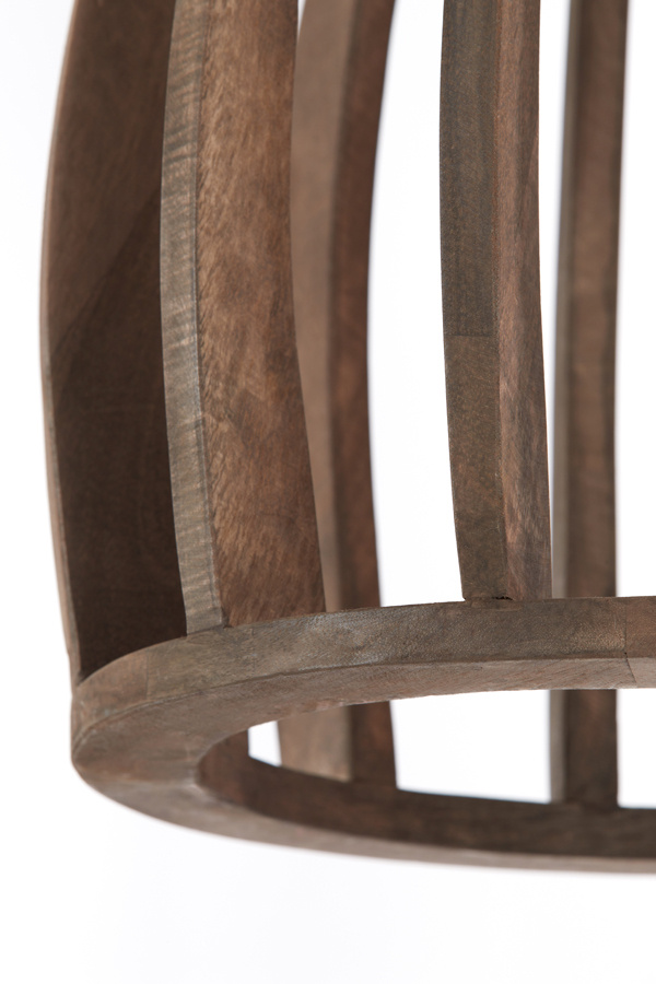 Light & Living - Hanglamp HARANKA - Ø38x46cm - Bruin