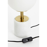 Light & Living - Tafellamp MEDINA - Ø20x35cm - Wit