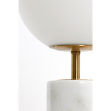 Light & Living - Tafellamp MEDINA - Ø20x35cm - Wit