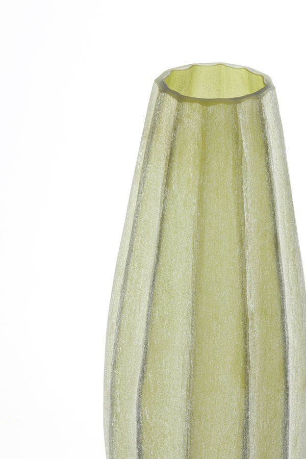Light & Living - Vaas BRADLEY - Ø17.5x44.5cm - Groen