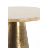 Light & Living - Bijzettafel YNEZ - Ø36x51cm - Bruin