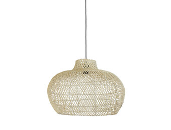 Light & Living - Hanglamp CHARITA - Ø60x43cm - Bruin