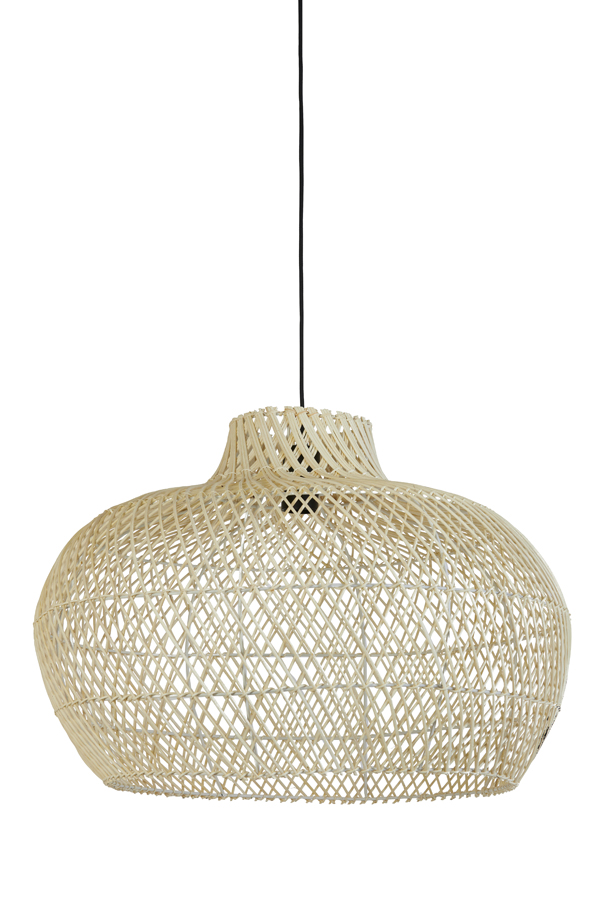 Light & Living - Hanglamp CHARITA - Ø60x43cm - Bruin