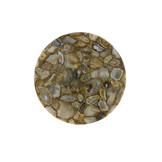 Light & Living - Bijzettafel RICKERD - Ø61x41cm - Geel