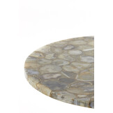 Light & Living - Bijzettafel RICKERD - Ø61x41cm - Geel