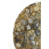 Light & Living - Bijzettafel RICKERD - Ø61x41cm - Geel