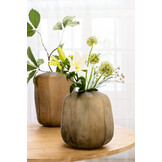 Light & Living - Vaas PACENGO - Ø33x42cm - Bruin