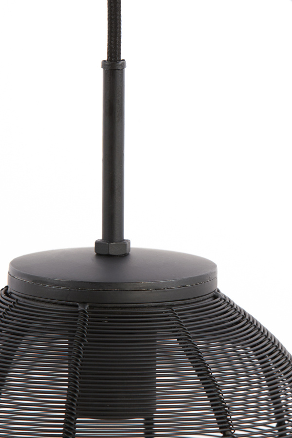 Light & Living - Hanglamp YAELLE - 80x20x33cm - Zwart