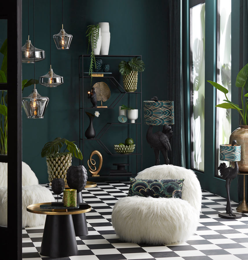 Light & Living - Hanglamp SOLNA - Ø39.5x27cm - Brons