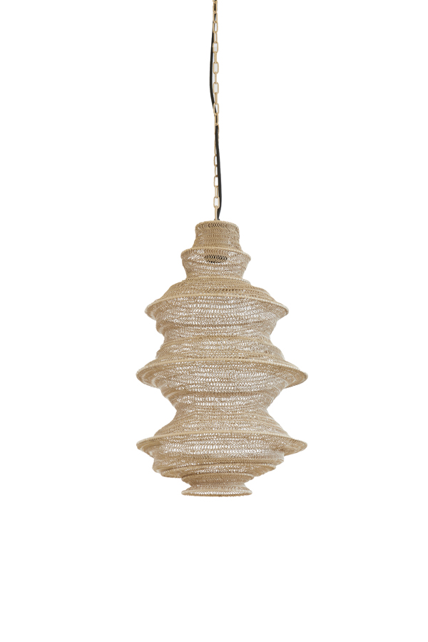 Light & Living - Hanglamp NAKISHA - Ø31x55cm - Bruin
