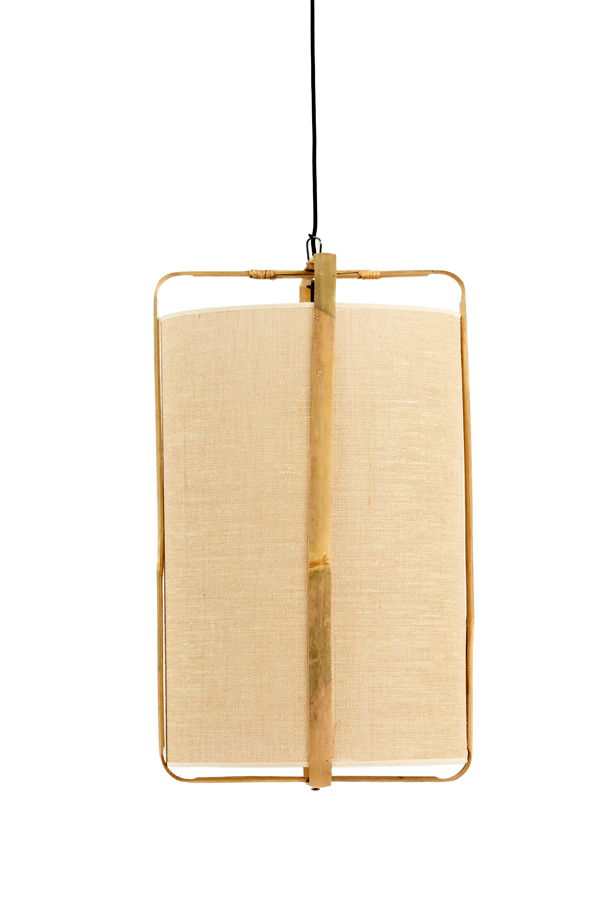 Light & Living - Hanglamp SENDAI - Ø42x70cm - Bruin