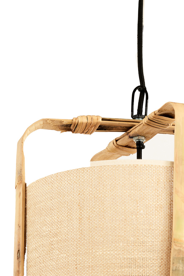 Light & Living - Hanglamp SENDAI - Ø42x70cm - Bruin