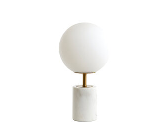 Light & Living - Tafellamp MEDINA - Ø25x47cm - Wit