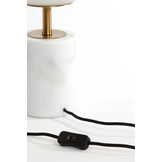 Light & Living - Tafellamp MEDINA - Ø25x47cm - Wit