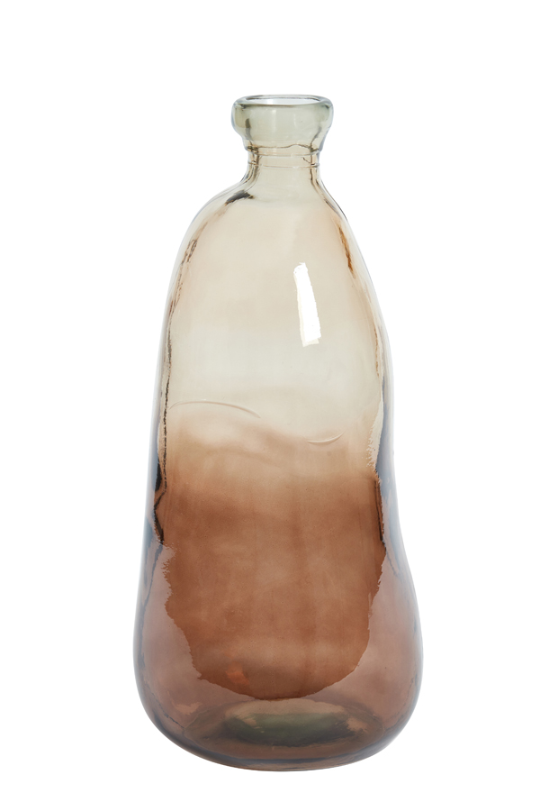 Light & Living - Vaas LIDO - Ø22x51cm - Bruin