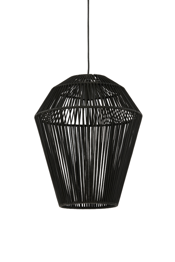 Light & Living - Hanglamp DEYA - Ø30x37cm - Zwart