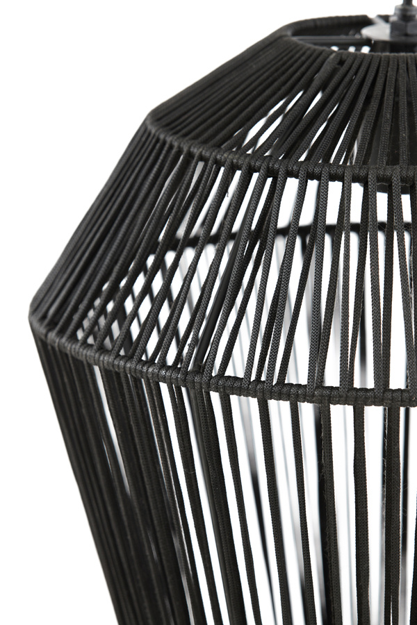 Light & Living - Hanglamp DEYA - Ø30x37cm - Zwart