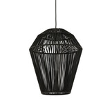 Light & Living - Hanglamp DEYA - Ø38x45cm - Zwart