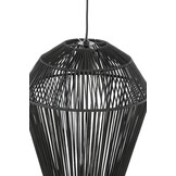 Light & Living - Hanglamp DEYA - Ø38x45cm - Zwart