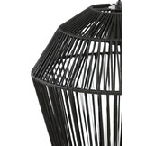 Light & Living - Hanglamp DEYA - Ø38x45cm - Zwart