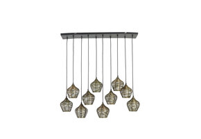 Light & Living - Hanglamp ALVARO - 120x25x29.5cm - Brons