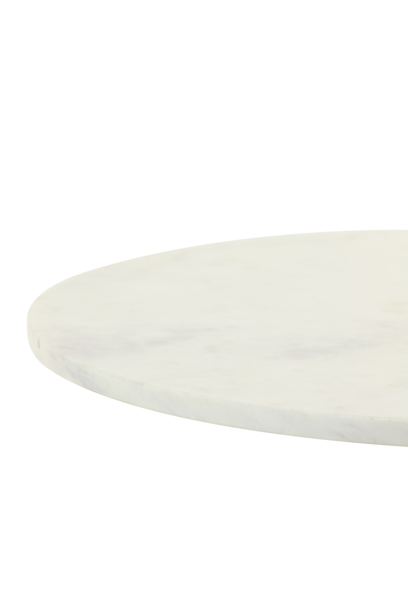 Light & Living - Bijzettafel RICKERD - Ø48x53cm - Wit