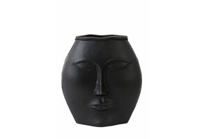 Light & Living - Vaas FACE - 34x16x35cm - Zwart