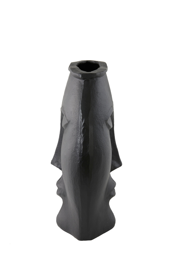 Light & Living - Vaas FACE - 34x16x35cm - Zwart