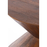 Light & Living - Bijzettafel LARUS - Ø40x50cm - Bruin