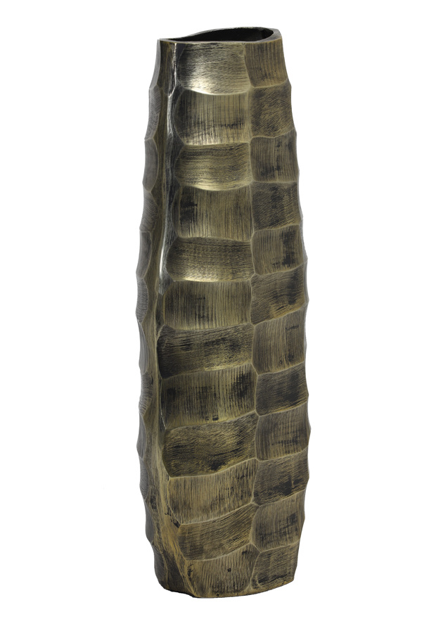 Light & Living - Vaas MUKA - 20x11x42cm - Brons