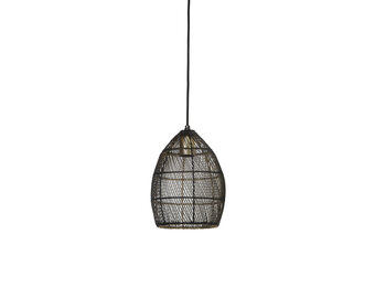 Light & Living - Hanglamp MEYA - Ø20x25cm - Zwart