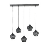 Light & Living - Hanglamp ALVARO - 100x20x122cm - Zwart