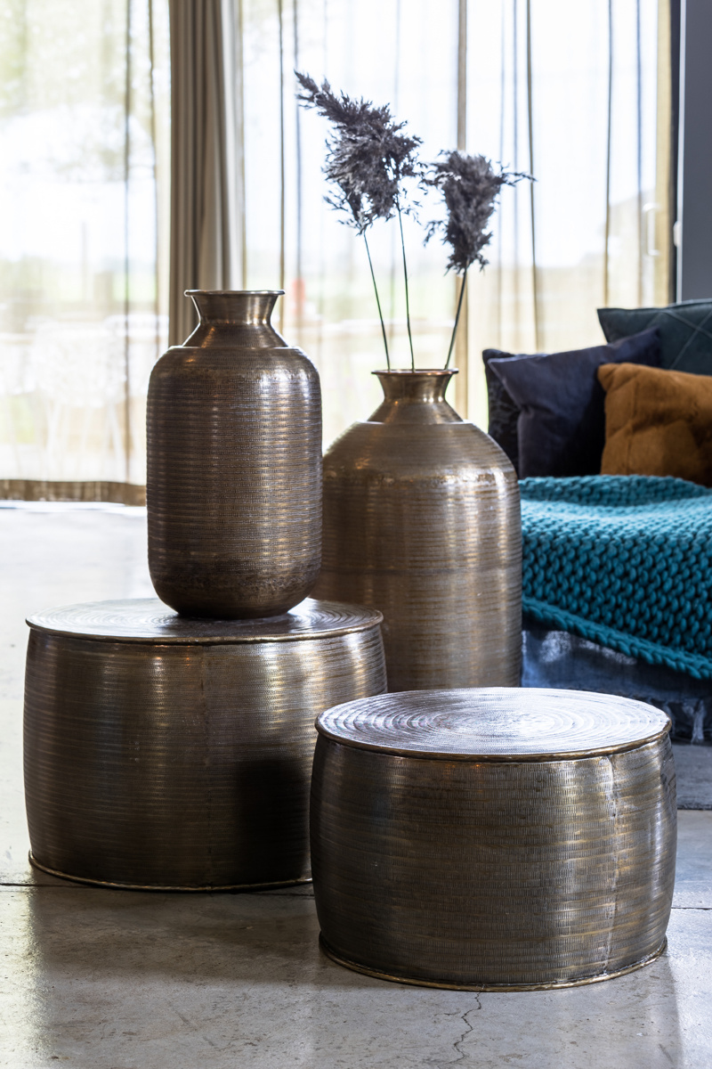 Light & Living - Vaas PERROY - Ø29x53cm - Brons