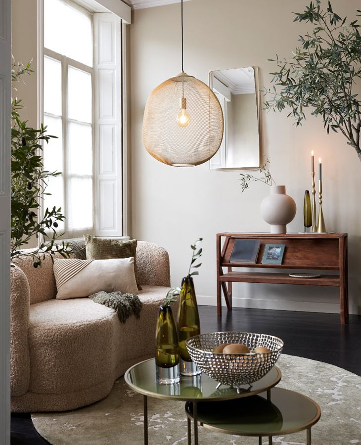 Light & Living - Hanglamp MOROC - Ø40x45cm - Goud
